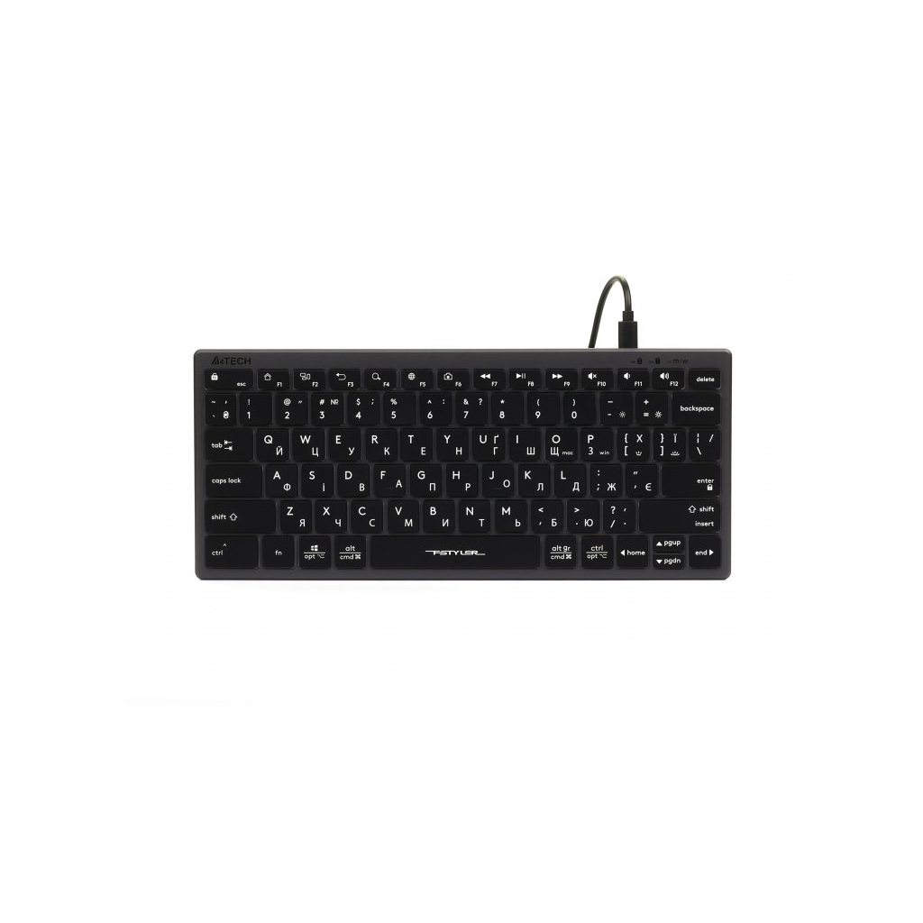 Клавіатура A4Tech FX61 USB Grey (4711421976411)