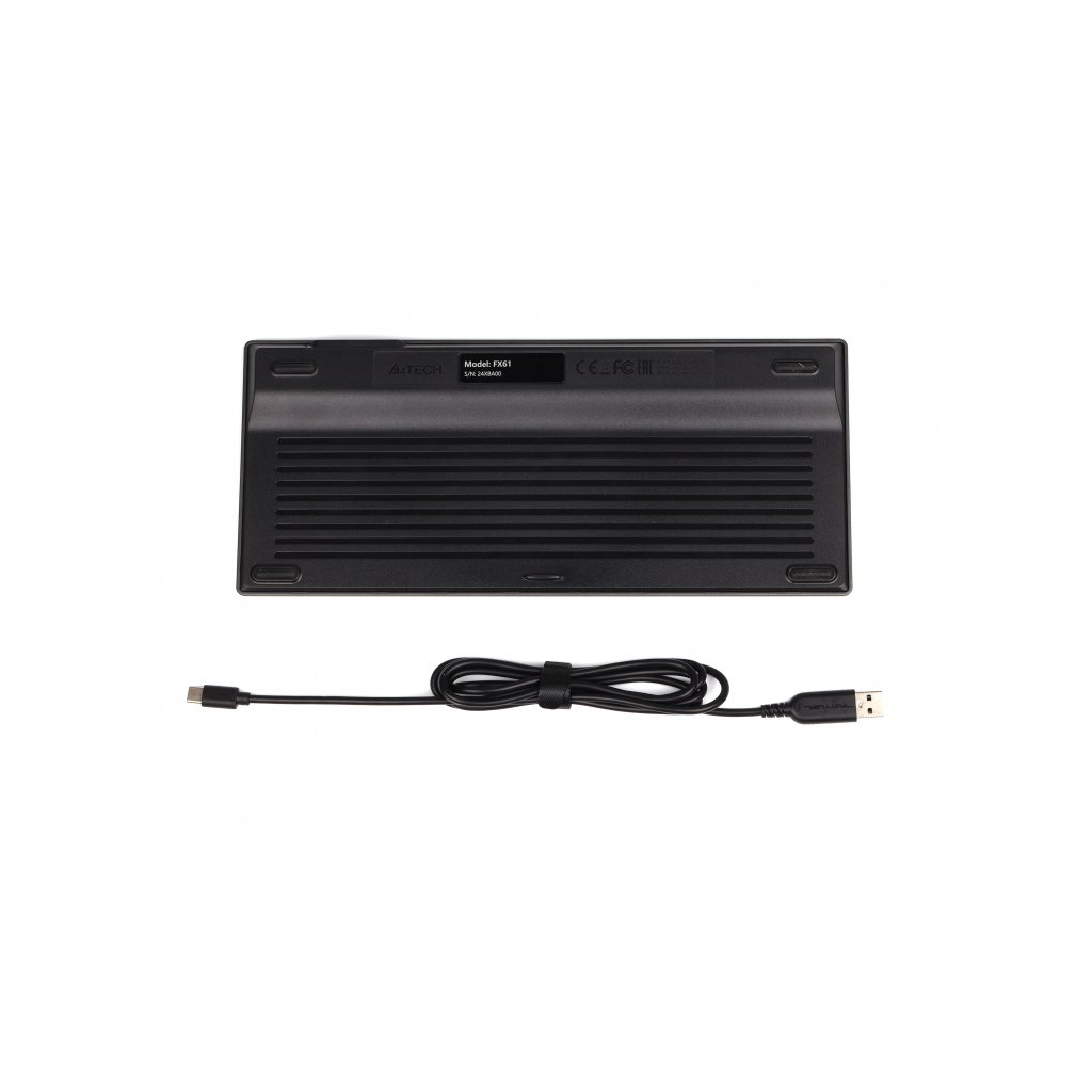Клавіатура A4Tech FX61 USB Grey (4711421976411)