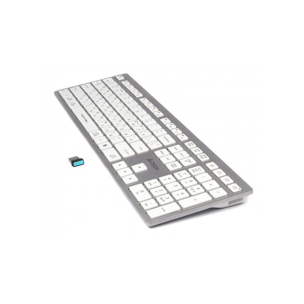Клавіатура A4Tech FBX50C USB/Bluetooth White (4711421972772)