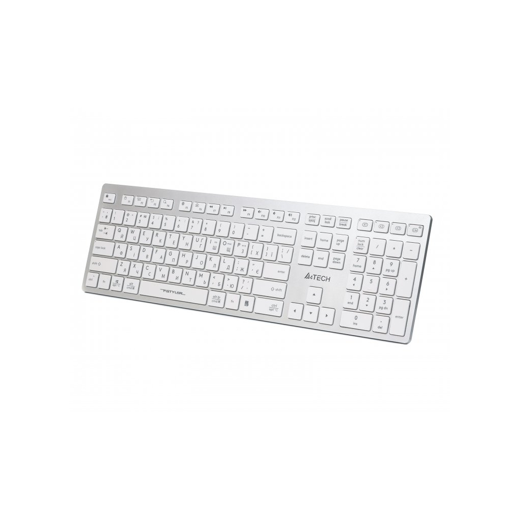 Клавіатура A4Tech FBX50C USB/Bluetooth White (4711421972772)