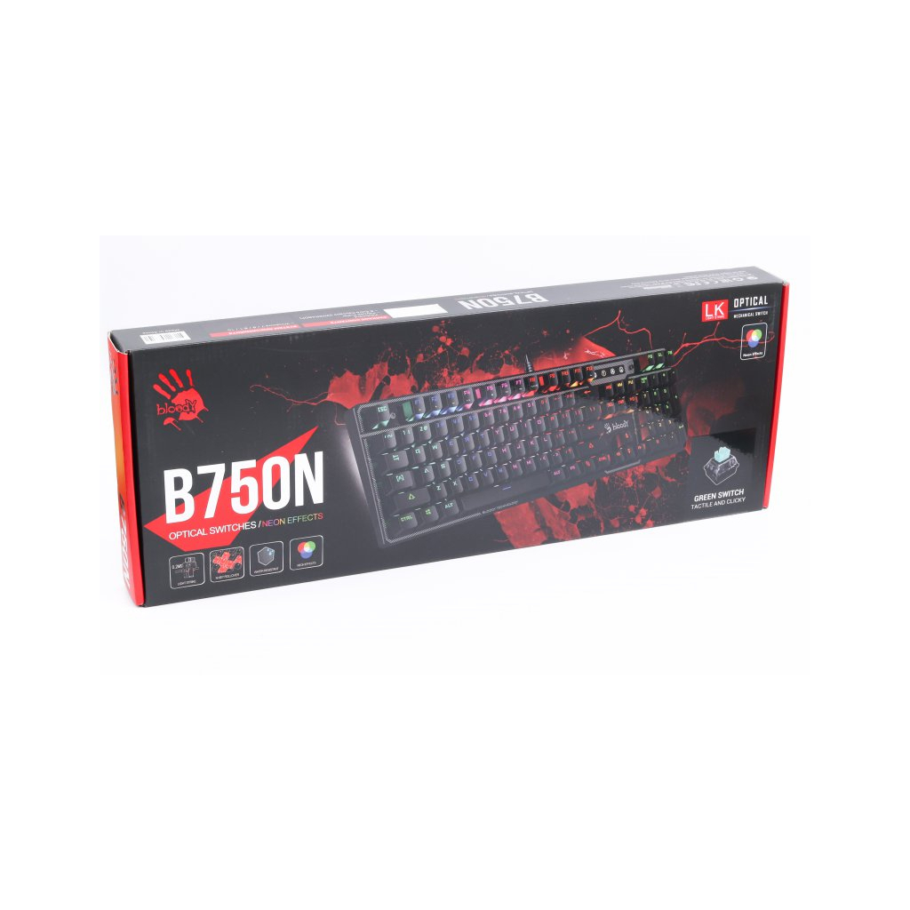 Клавіатура A4Tech Bloody B750N USB Black (4711421966191)