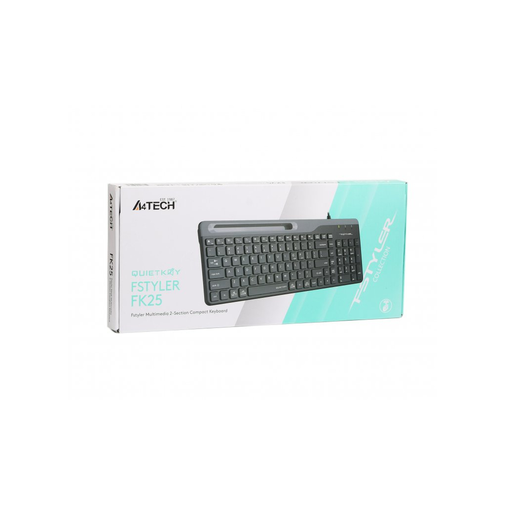 Клавіатура A4Tech FK25 USB Black (4711421959964)