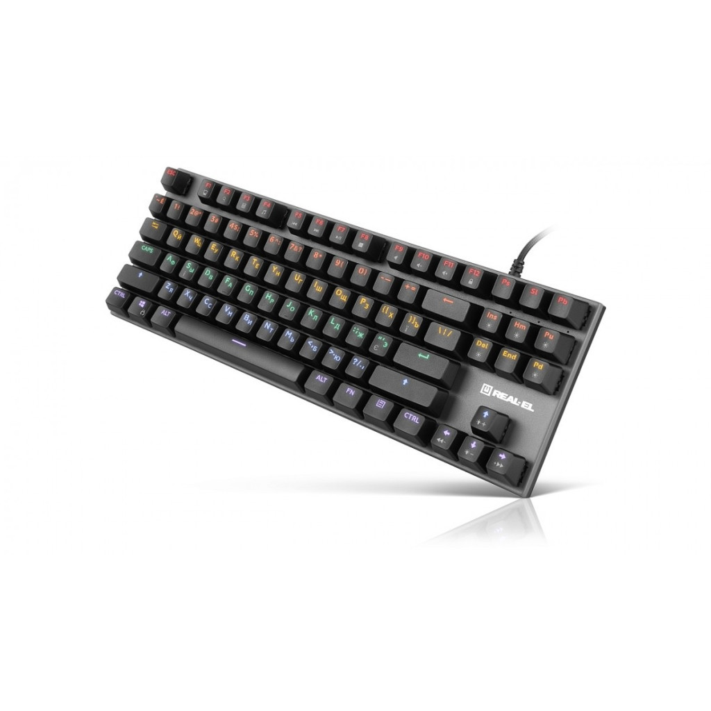 Клавіатура REAL-EL M 05 USB Grey (EL123100044)