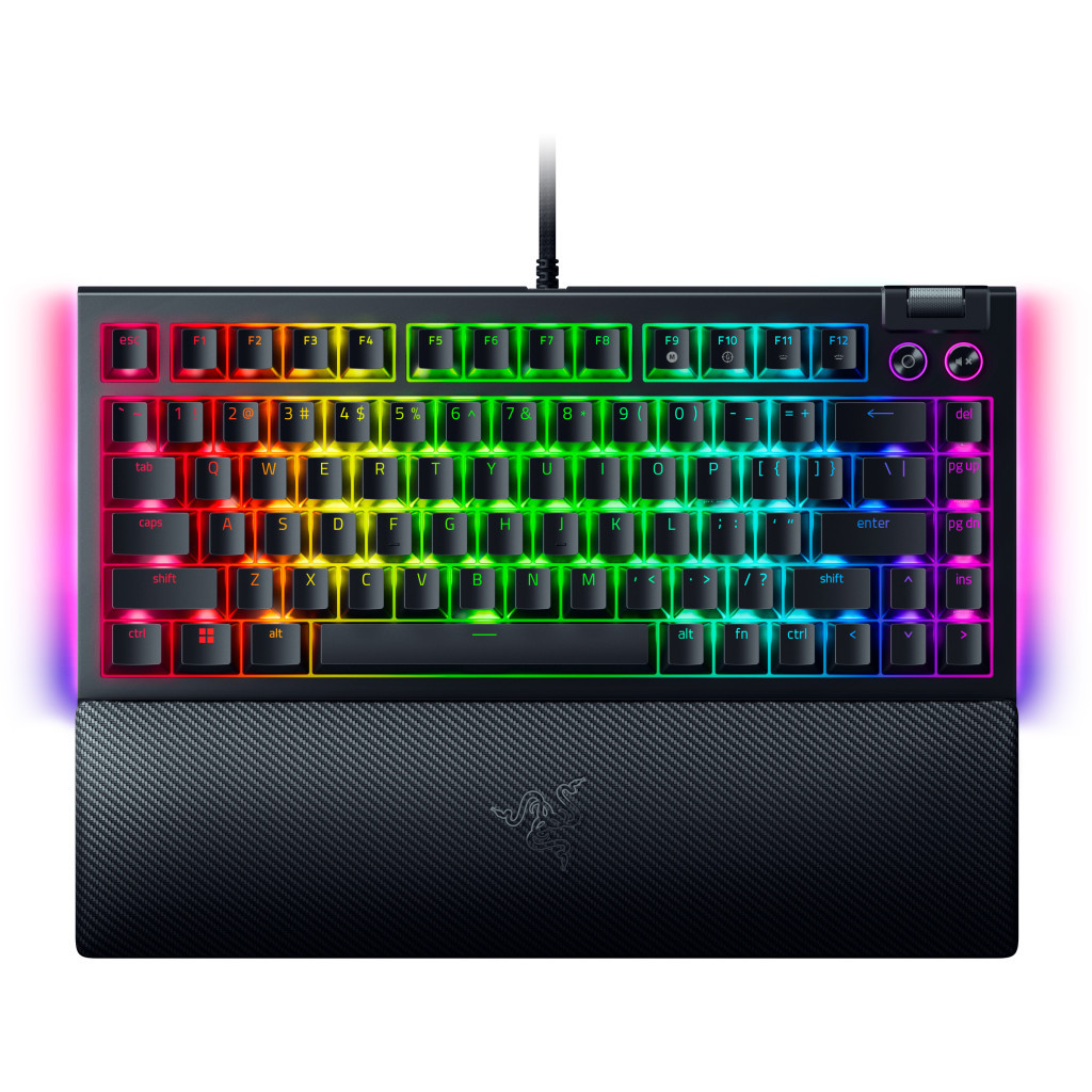 Клавіатура Razer BlackWidow V4 75% USB UA Black (RZ03-05000100-R3M1)