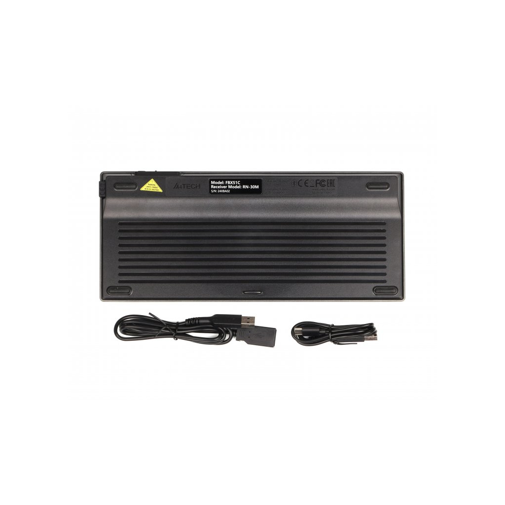 Клавіатура A4Tech FBX51C Wireless/Bluetooth Grey (4711421969765)