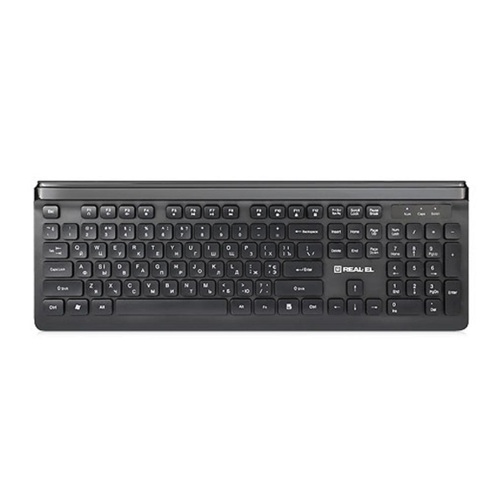 Клавіатура REAL-EL 7085 Comfort Black (EL123100032)