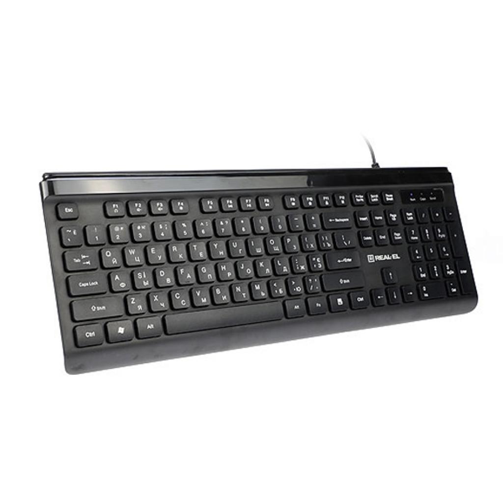 Клавіатура REAL-EL 7085 Comfort Black (EL123100032)