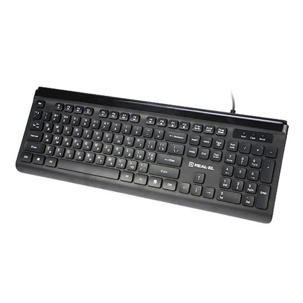 Клавіатура REAL-EL 7085 Comfort Black (EL123100032)