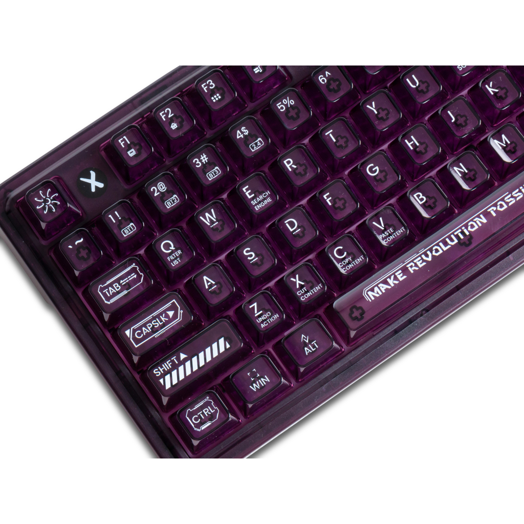 Клавіатура Thunderobot K75 TKL RGB Tri-mode Violet Mist Moon Switch Purple (6932066305550)