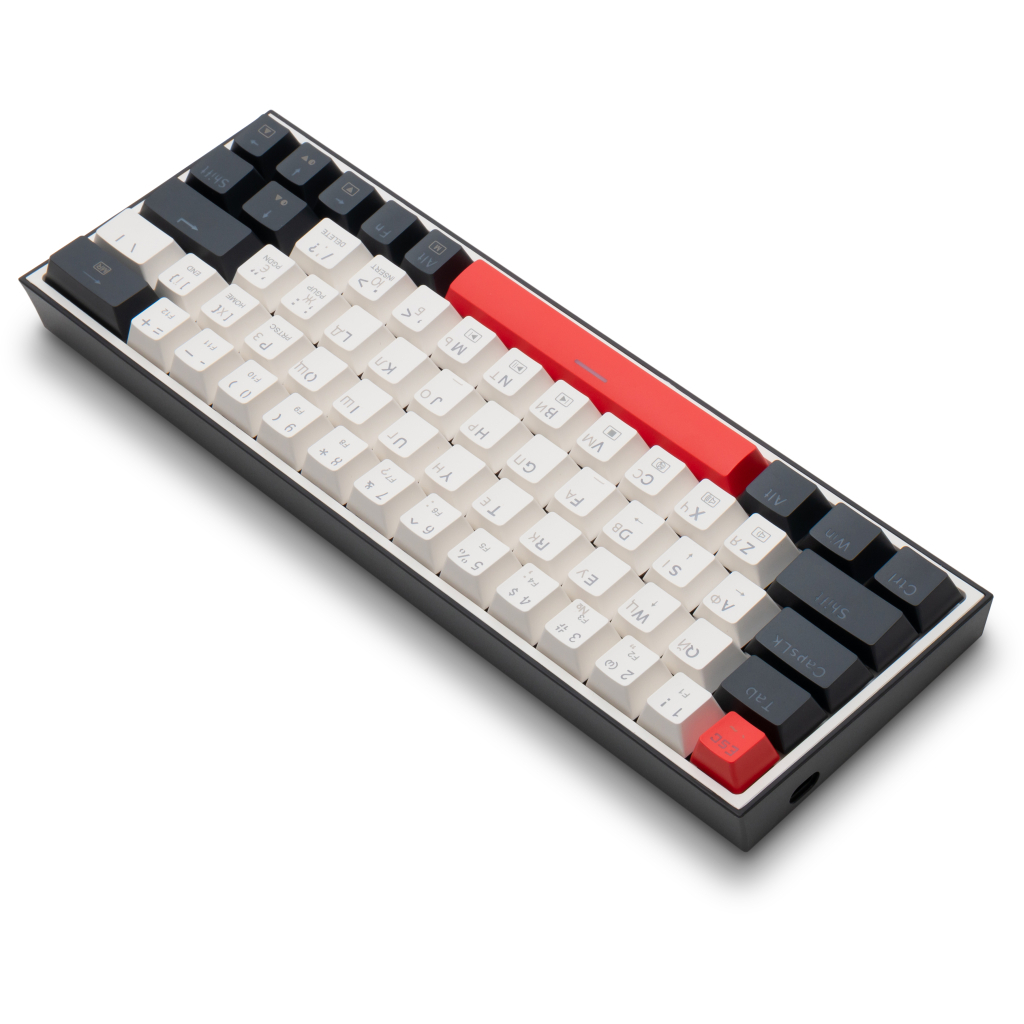Клавіатура Thunderobot K63 RGB Red Switch USB UA White (6932066313449)
