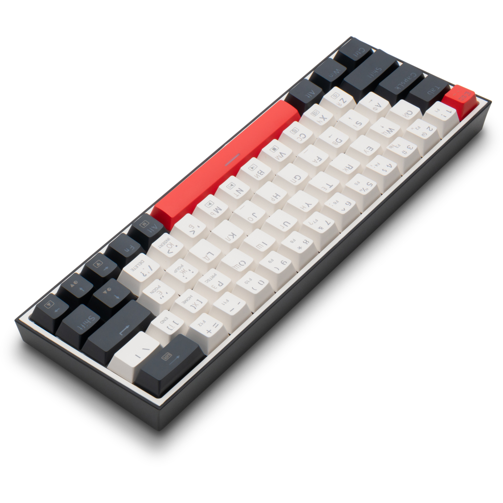 Клавіатура Thunderobot K63 RGB Red Switch USB UA White (6932066313449)