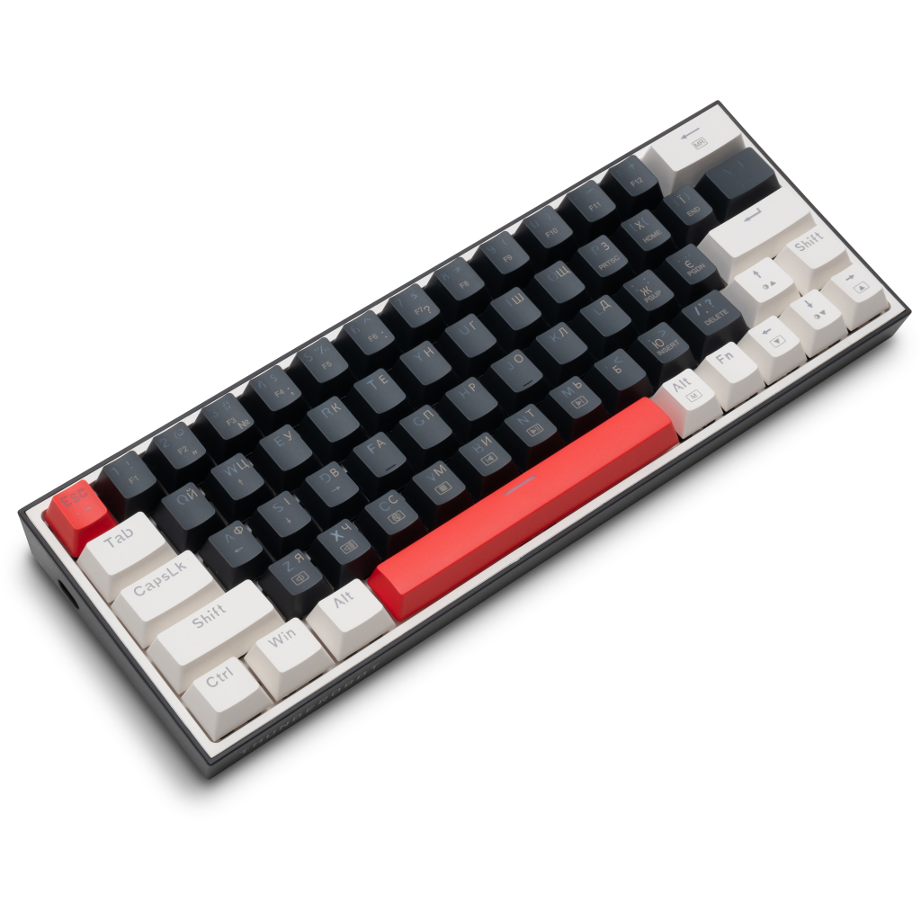 Клавіатура Thunderobot K63 RGB Red Switch USB UA Black (6932066313456)