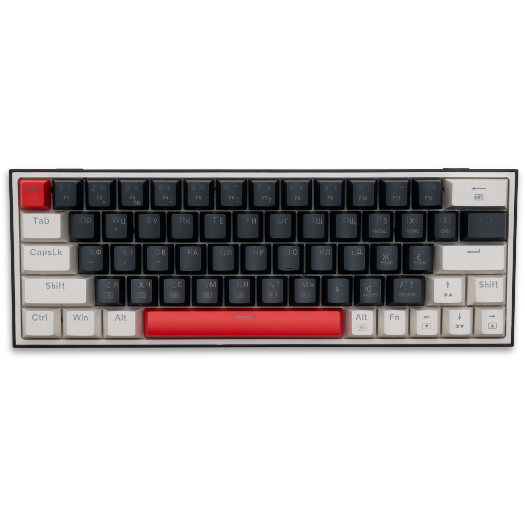 Клавіатура Thunderobot K63 RGB Red Switch USB UA Black (6932066313456)