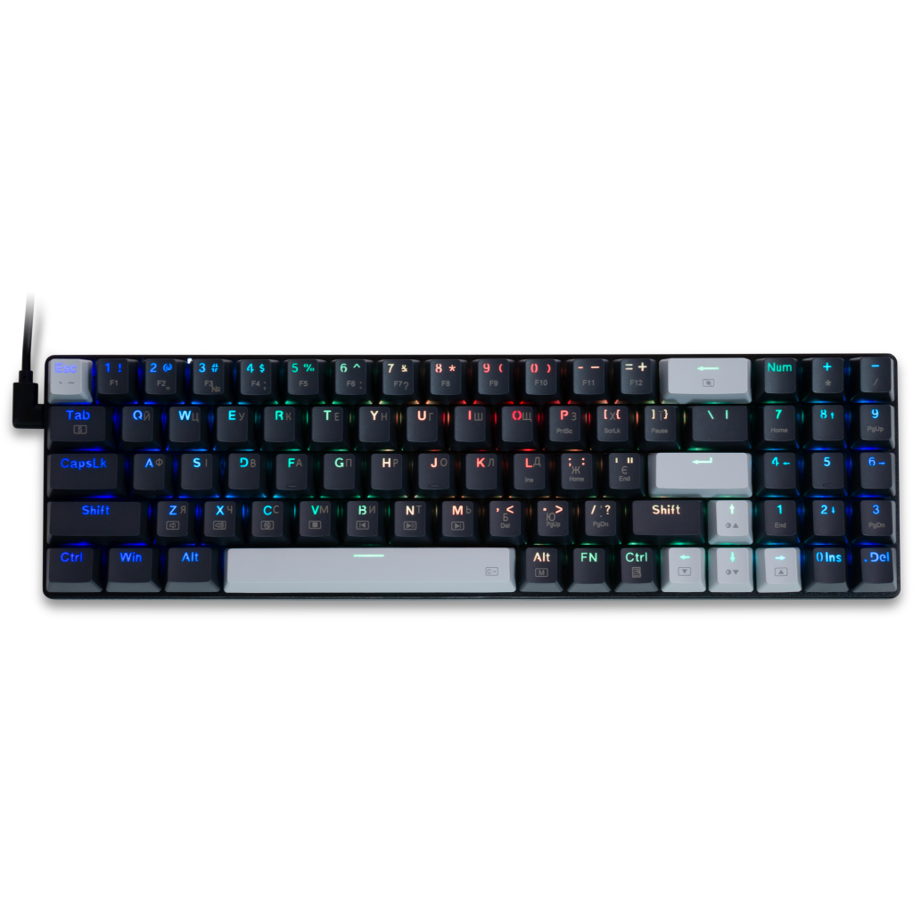 Клавіатура Thunderobot K78B RGB Brown Switch USB UA Black (6932066308681)