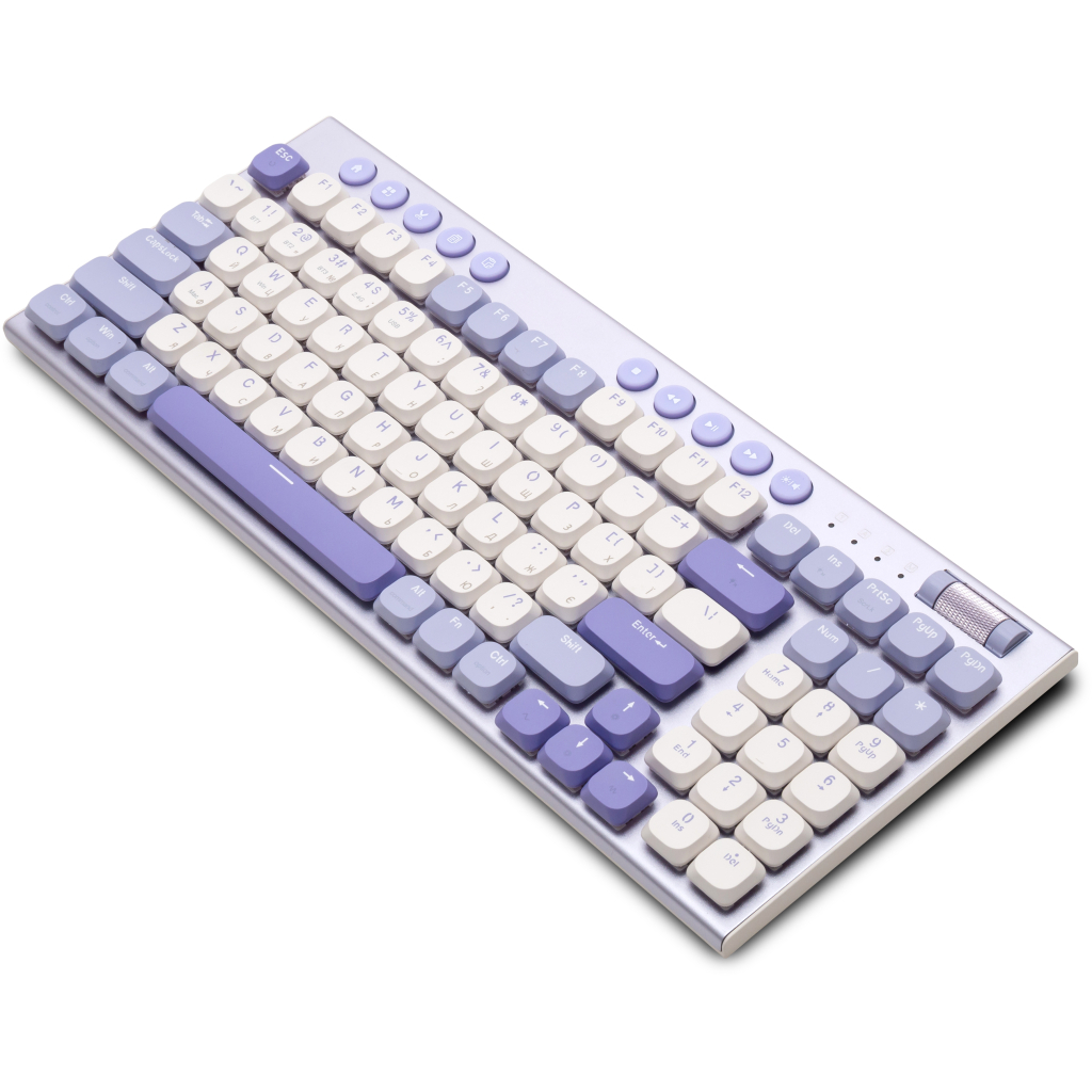 Клавіатура Thunderobot K96 Tri-mode Red Switch UA Purple (6932066308223)