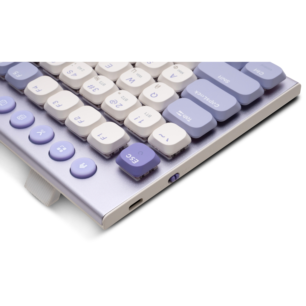 Клавіатура Thunderobot K96 Tri-mode Red Switch UA Purple (6932066308223)