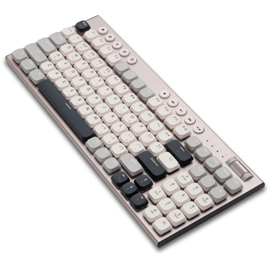 Клавіатура Thunderobot K96 Tri-mode Red Switch UA Grey (6932066308230)