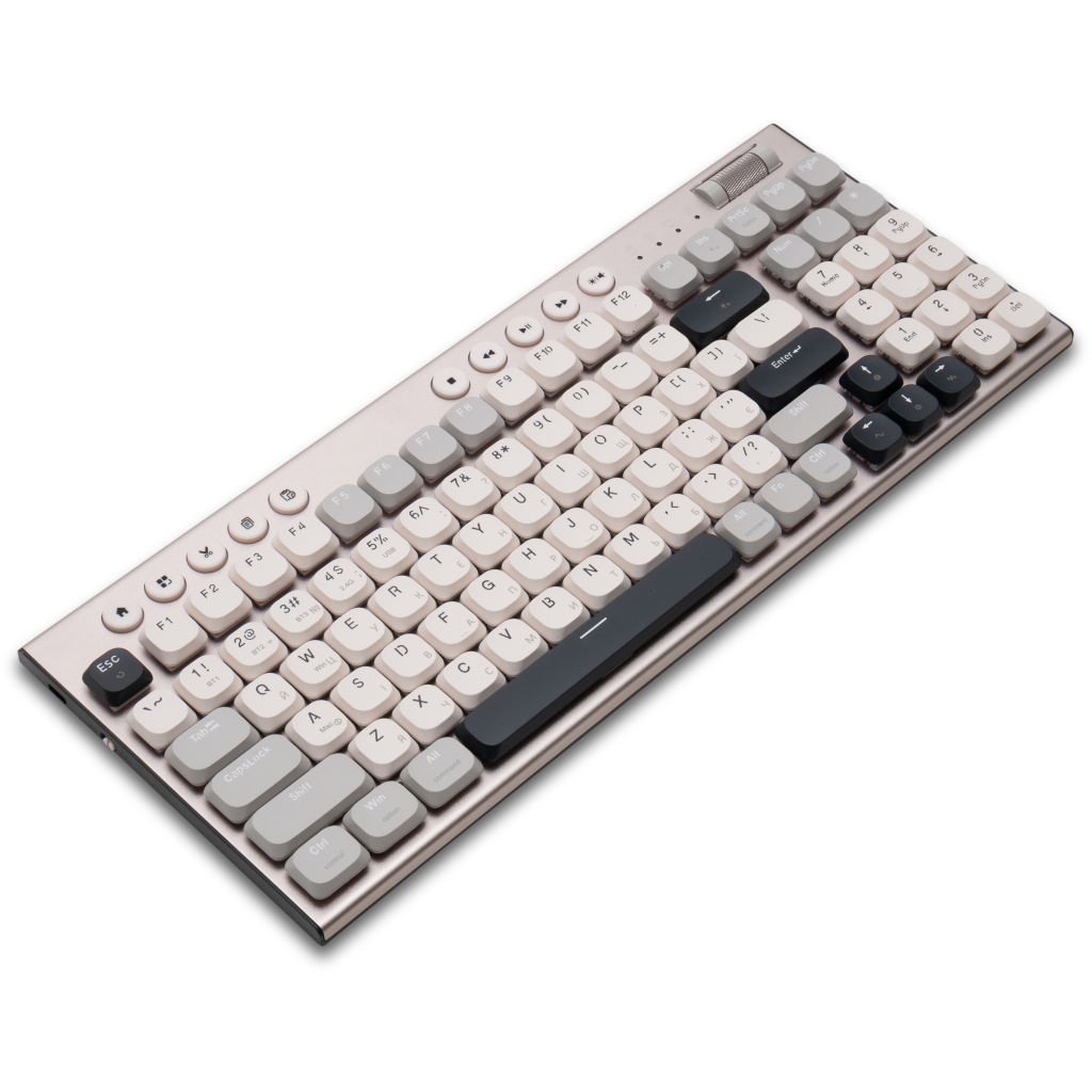 Клавіатура Thunderobot K96 Tri-mode Red Switch UA Grey (6932066308230)