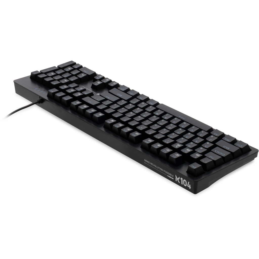 Клавіатура Thunderobot K104 Blue Switch USB UA Black (6932066309046)