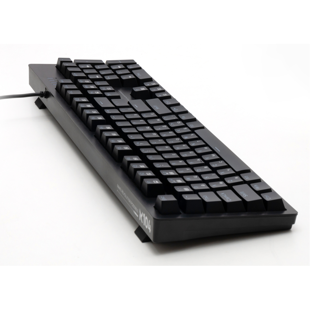 Клавіатура Thunderobot K104 Blue Switch USB UA Black (6932066309046)