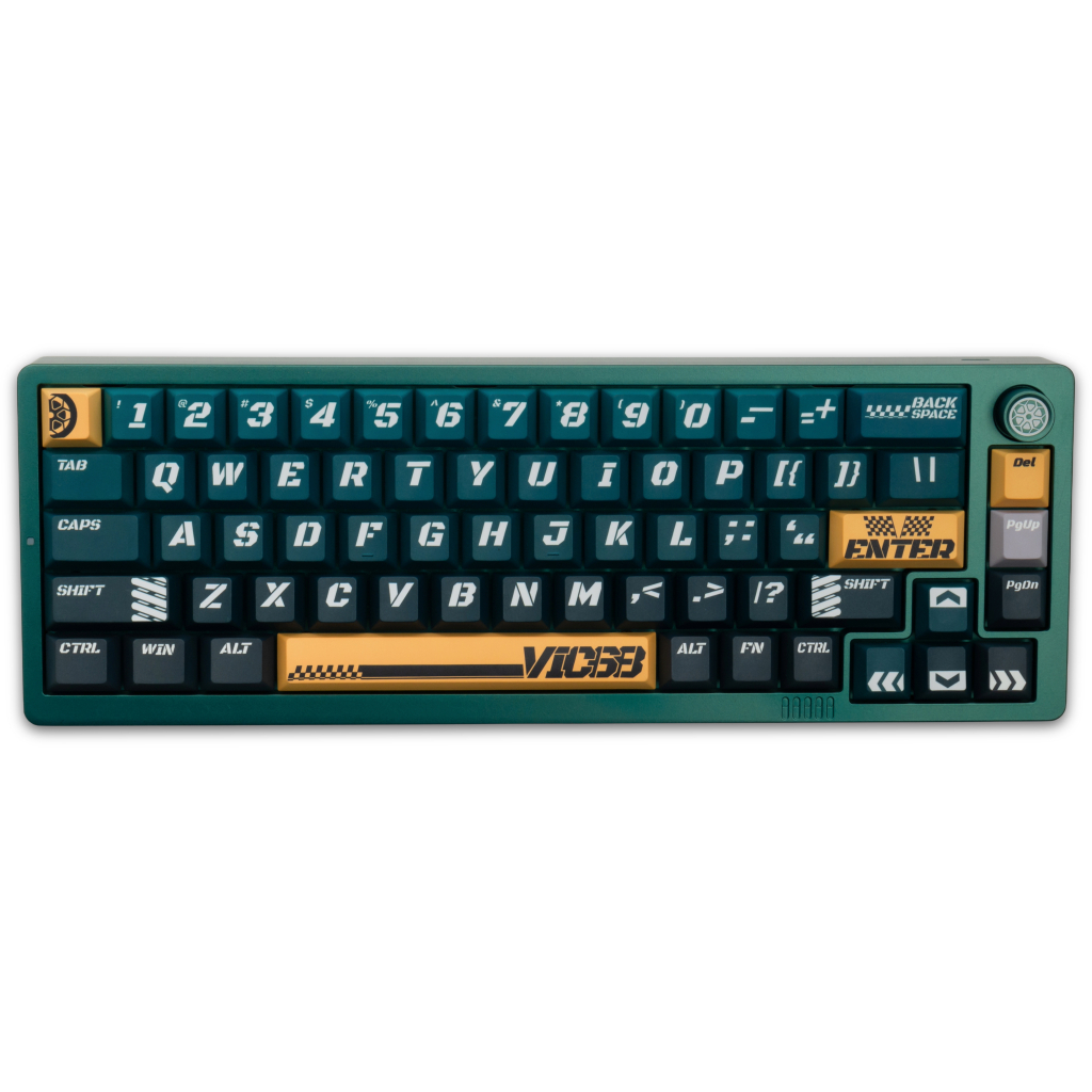 Клавіатура Thunderobot VIC68 TTC Ultra RGB King Magnetic Switch USB Parrot Green (6932066320188)