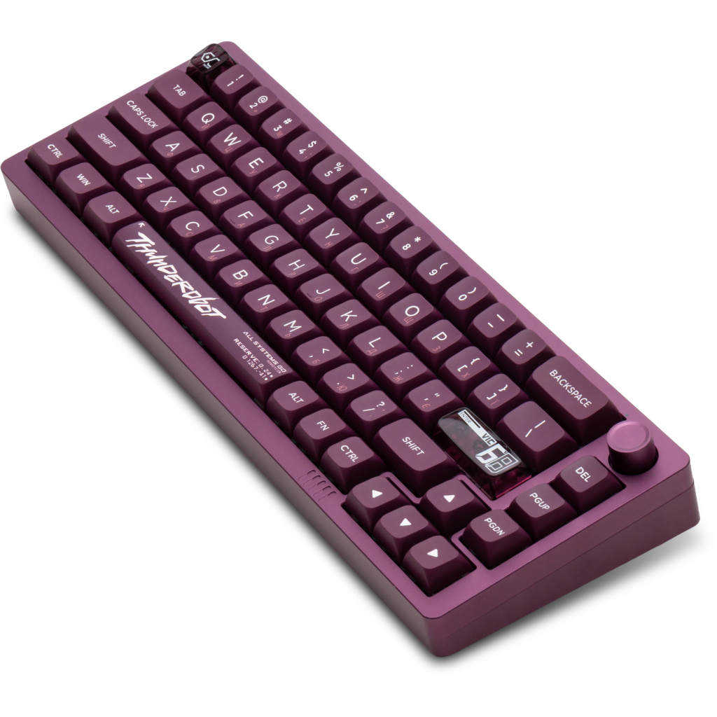 Клавіатура Thunderobot VIC68 Gateron Magnetic Jade Switch Purple USB UA (6932066317201)