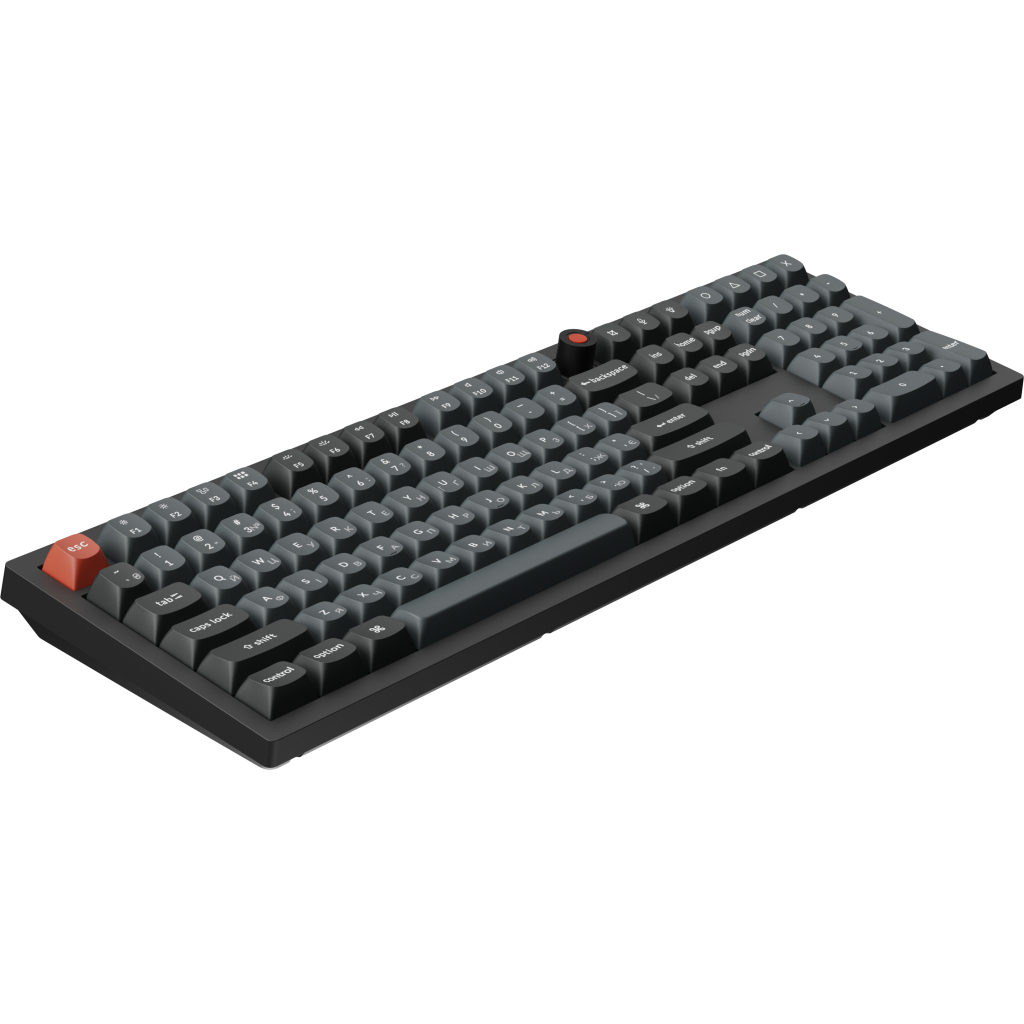 Клавіатура Keychron V6 8K Keychron Super Red Switch RGB USB UA Black (V6W-D1-UA)