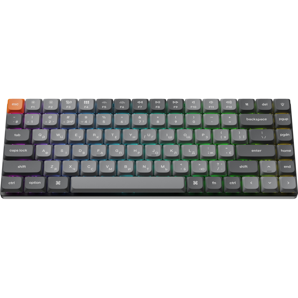 Клавіатура Keychron K3 Max Gateron Brown Switch RGB UA Black (K3M-H3-UA)