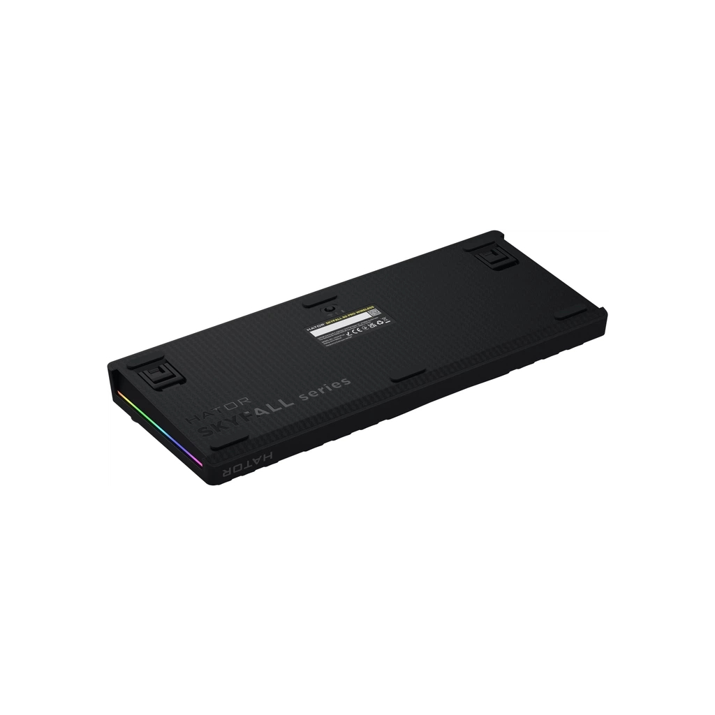 Клавіатура Hator Skyfall 80 PRO Aurum Vanila Silent RGB Wireless/Bluetooth/USB UA Black (HTK4181UA)