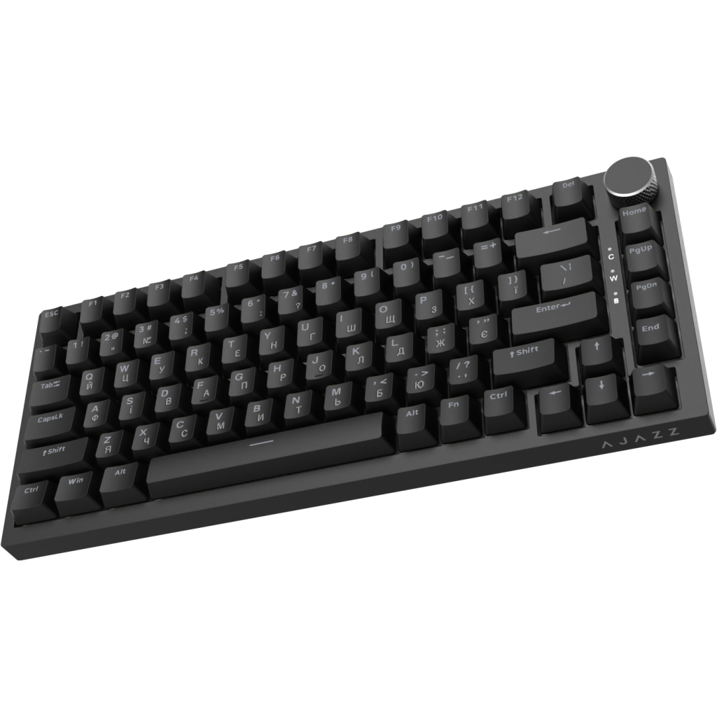 Клавіатура Ajazz AK820 Red Switch USB-C UA Black (AK820-R-B)