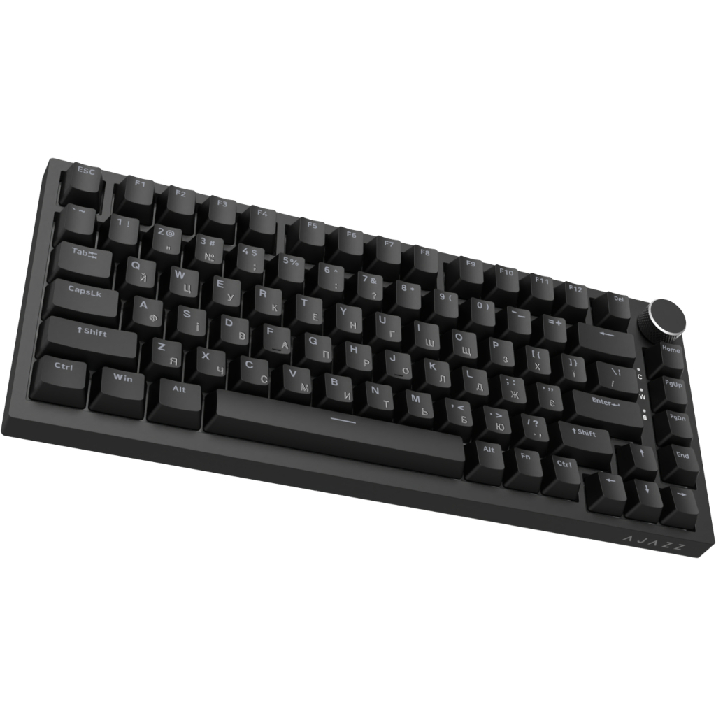 Клавіатура Ajazz AK820 Red Switch USB-C UA Black (AK820-R-B)