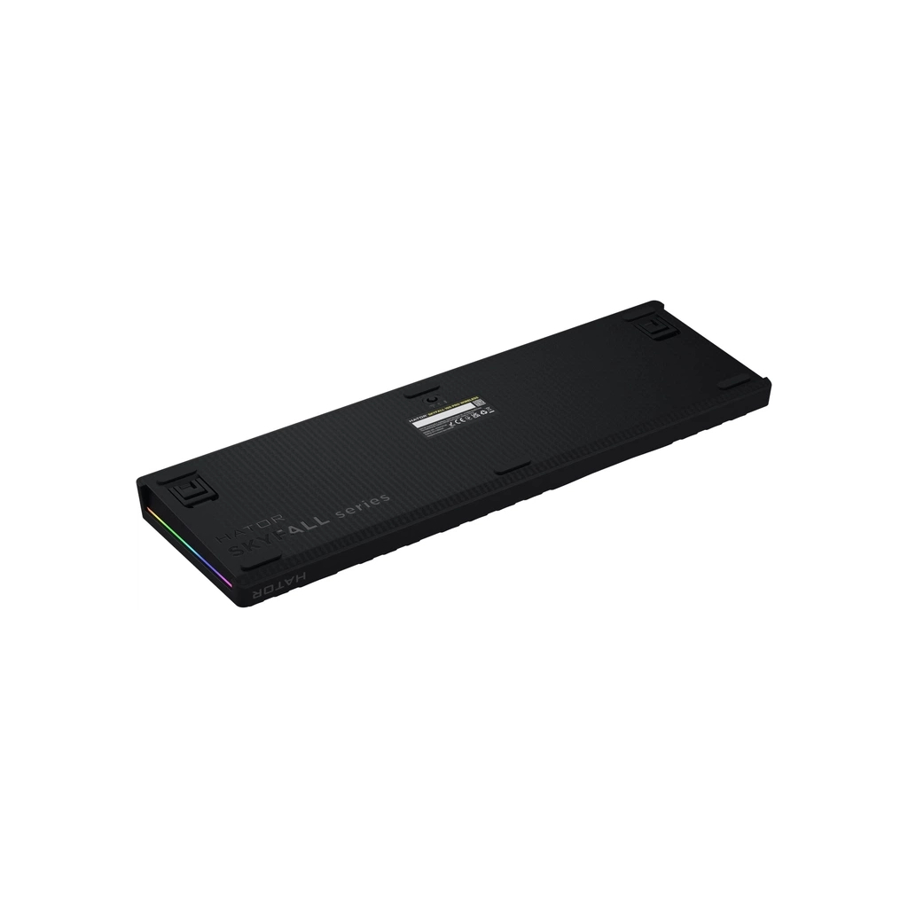 Клавіатура Hator Skyfall 100 PRO Aurum Vanila Silent RGB Wireless/Bluetooth/USB UA Black (HTK4101UA)
