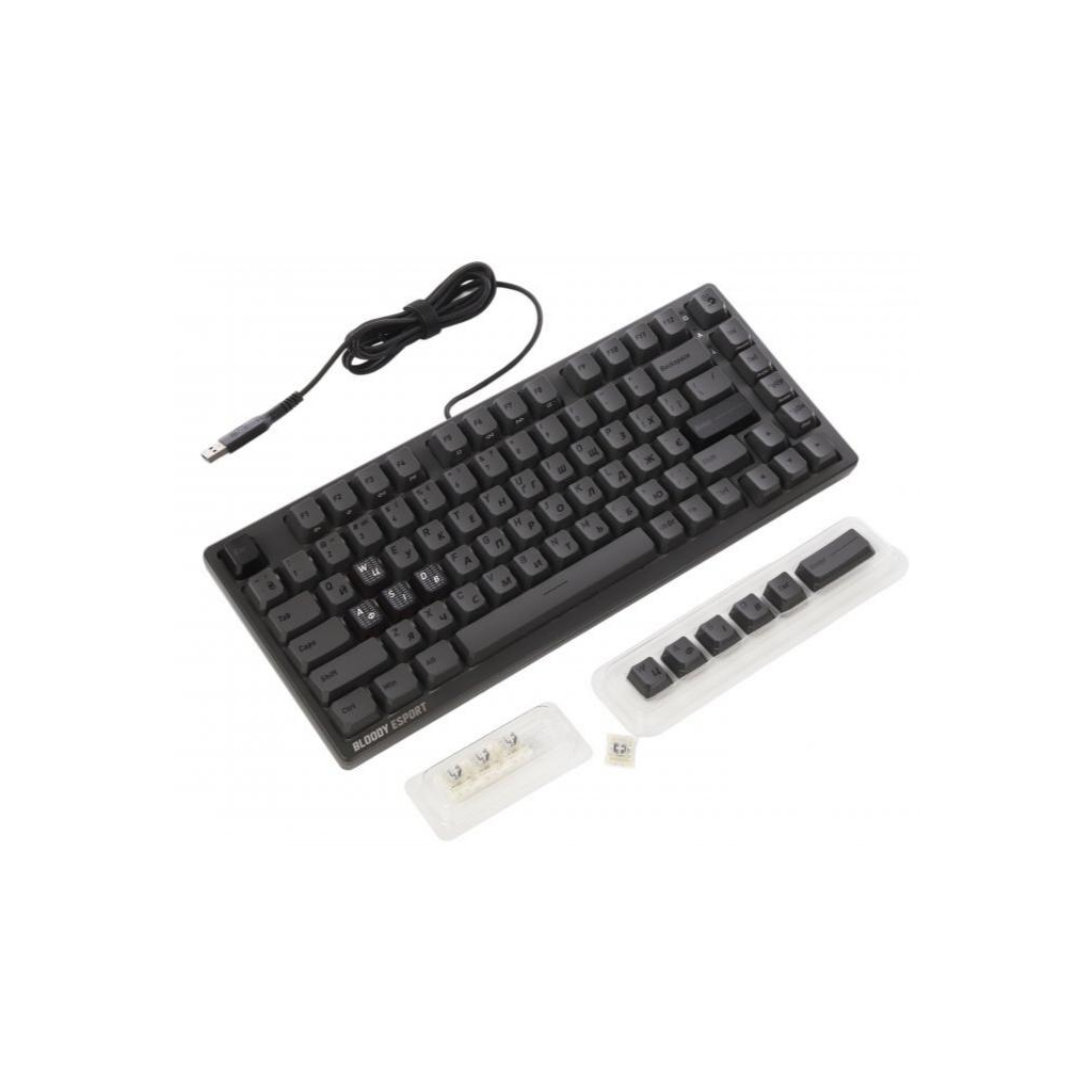 Клавіатура A4Tech Bloody MS76 USB UA Iron Grey (4711421003292)