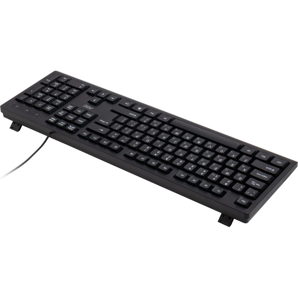 Клавіатура AOC KB100B USB UA Black (KB100B/97)