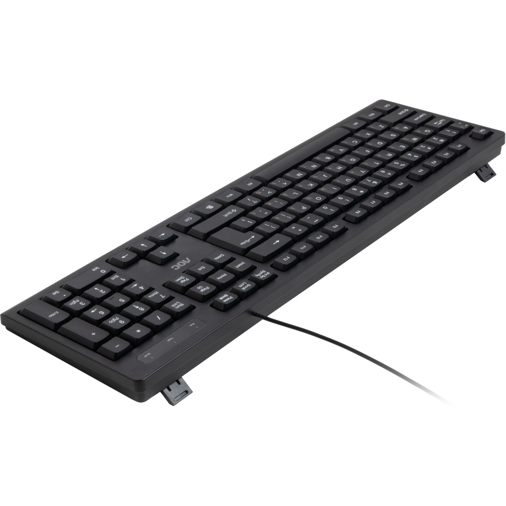 Клавіатура AOC KB100B USB UA Black (KB100B/97)