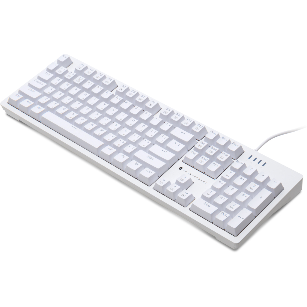 Клавіатура Thunderobot K104 Red Switch USB UA White (6932066308162)