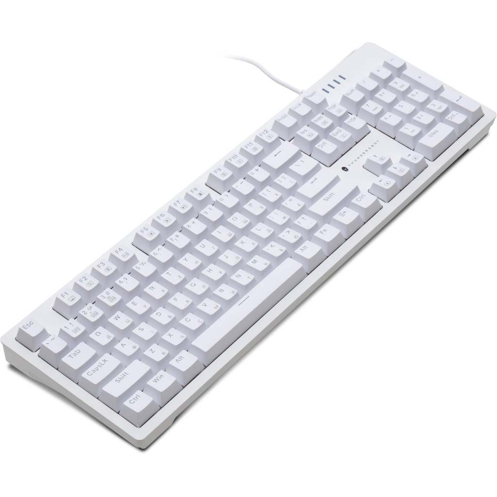 Клавіатура Thunderobot K104 Red Switch USB UA White (6932066308162)
