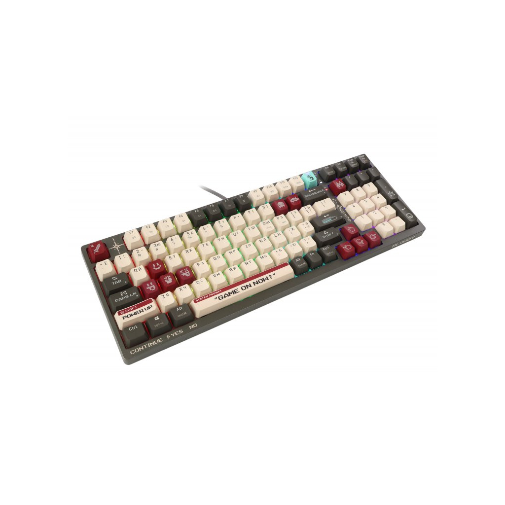 Клавіатура A4Tech Bloody WS98 Wireless/Bluetooth/USB UA Pixels Red (4711421001090)