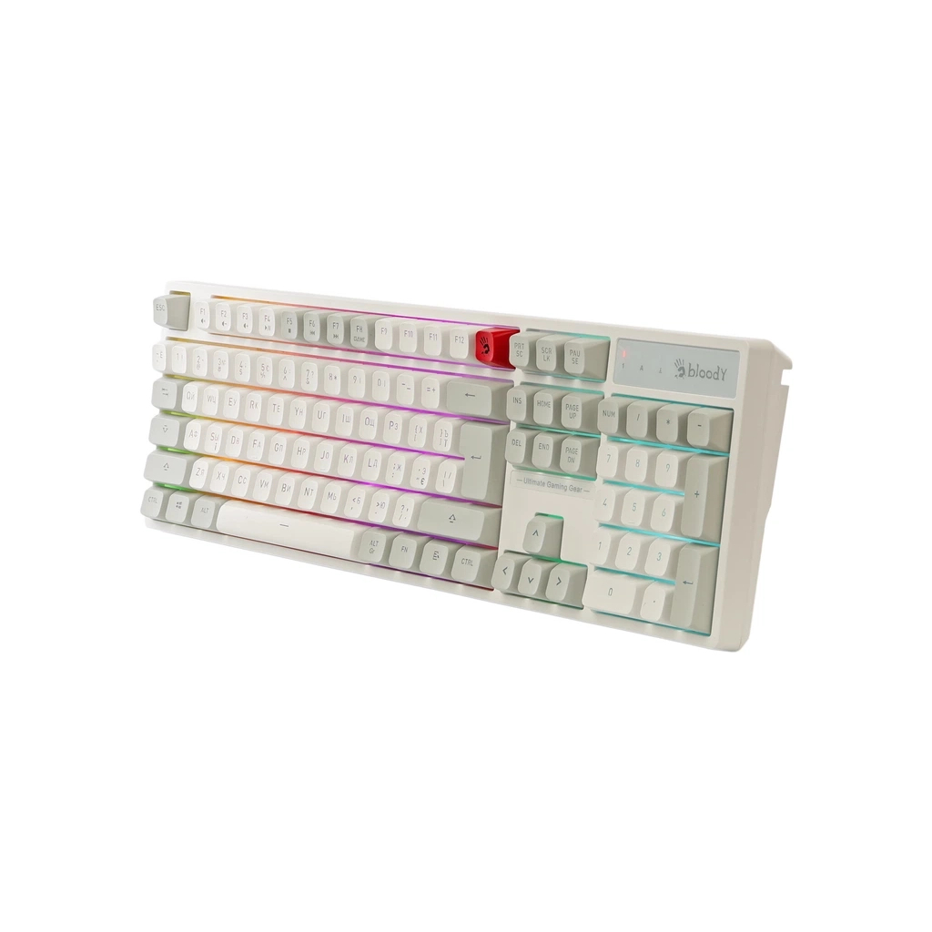 Клавіатура A4Tech Bloody B230N USB UA White (4711421003131)