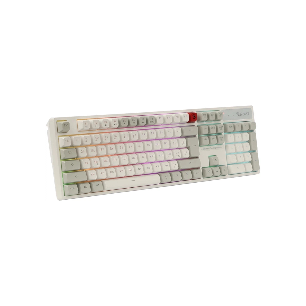 Клавіатура A4Tech Bloody B230N USB UA White (4711421003131)