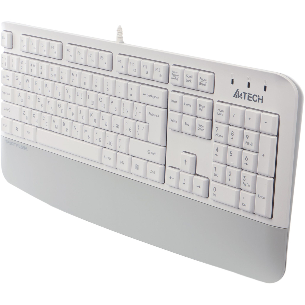 Клавіатура A4Tech FK20 USB UA White (4711421003216)