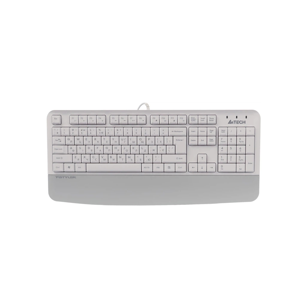 Клавіатура A4Tech FK20 USB UA White (4711421003216)