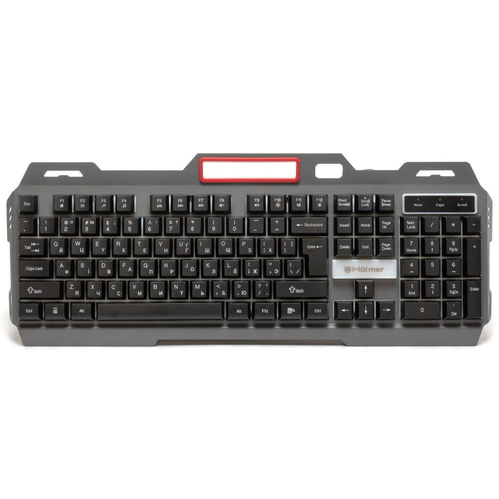 Клавіатура Hölmer K-02GS RGB Backlight USB UA Black (K-02GS)