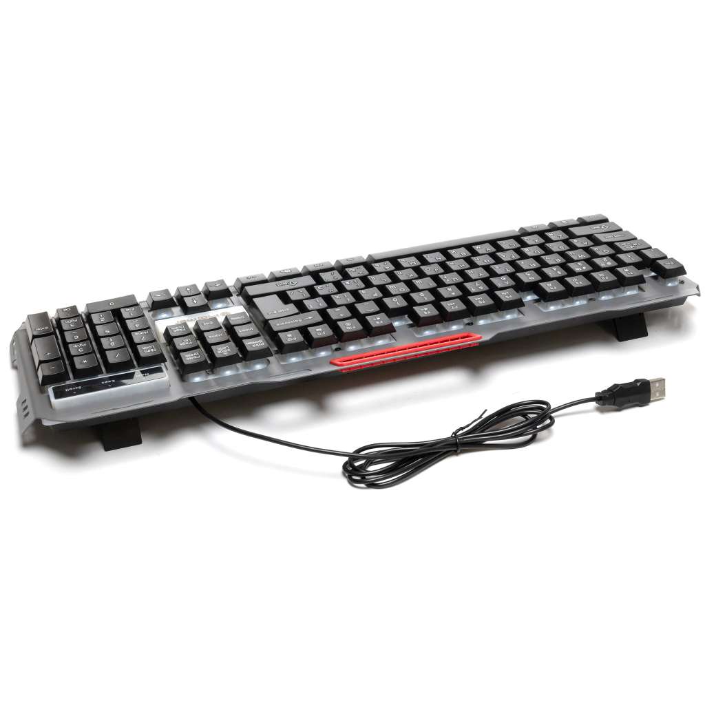 Клавіатура Hölmer K-02GS RGB Backlight USB UA Black (K-02GS)