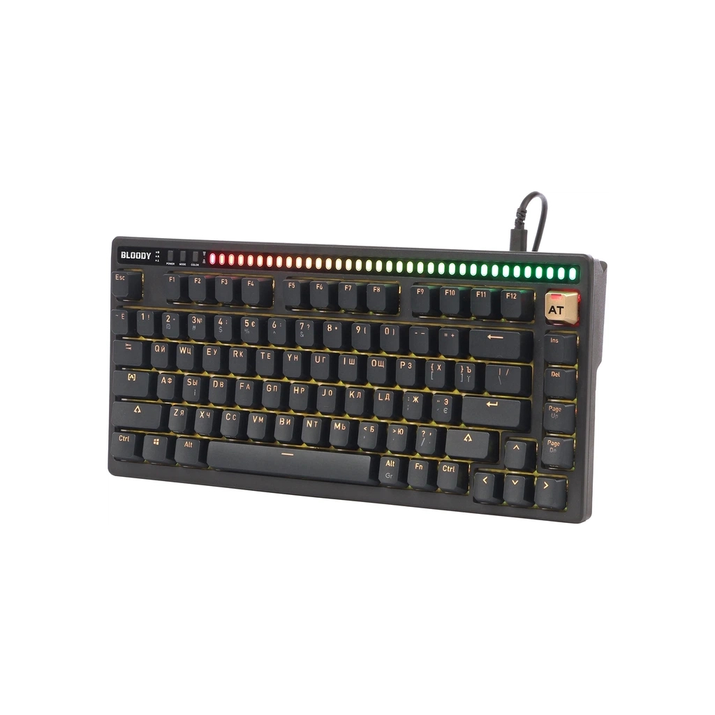 Клавіатура A4Tech Bloody AT75 USB RGB UA Black (4711421002769)