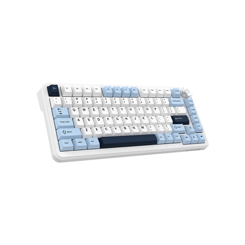 Клавіатура Ajazz AK820 MAX PLUS Daydream Switch RGB Wireless/Bluetooth/USB White (AK820MAX-DD-BWD)