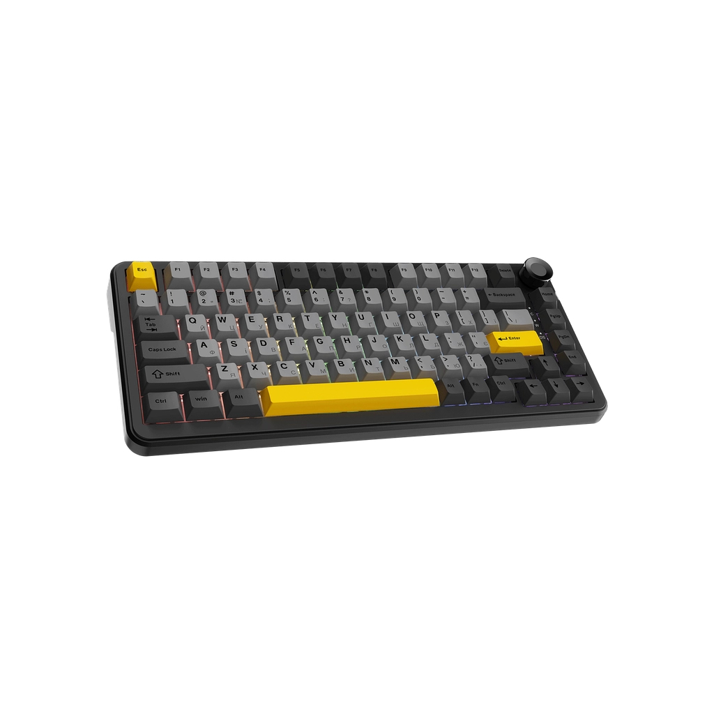 Клавіатура Ajazz AK820 MAX PLUS Daydream Switch RGB Wireless/Bluetooth/USB Black (AK820MAX-DD-BGY)