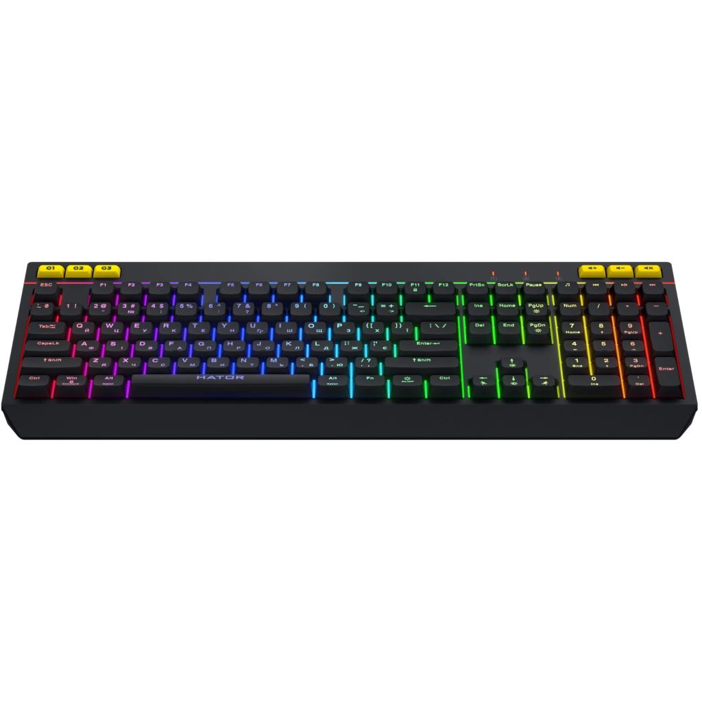 Клавіатура Hator Icefall USB Black (HTK402UA)