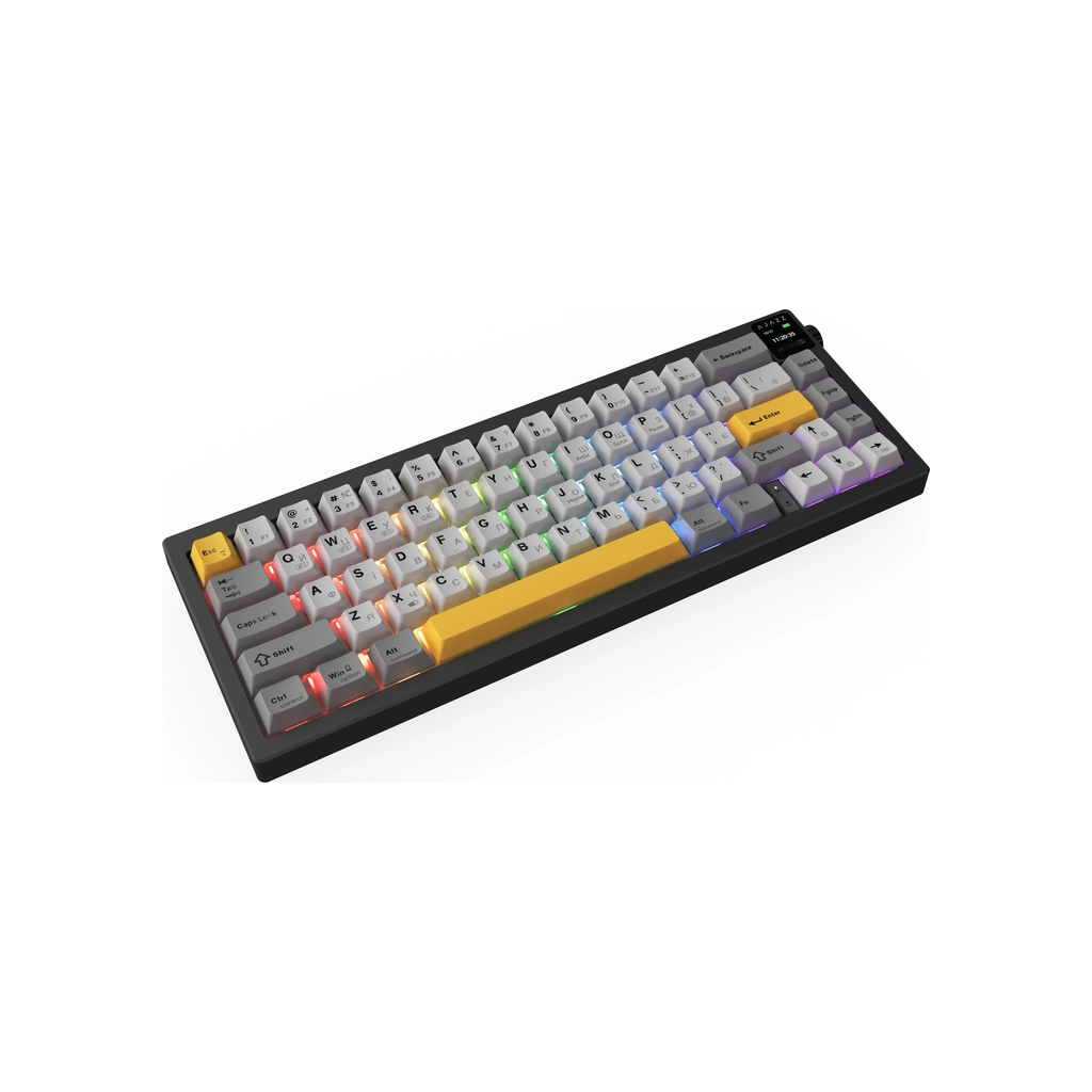 Клавіатура Ajazz AK650 Flying Fish Switch Black RGB USB/Wireless/Bluetooth UA Black (AK650-FF-BGY)