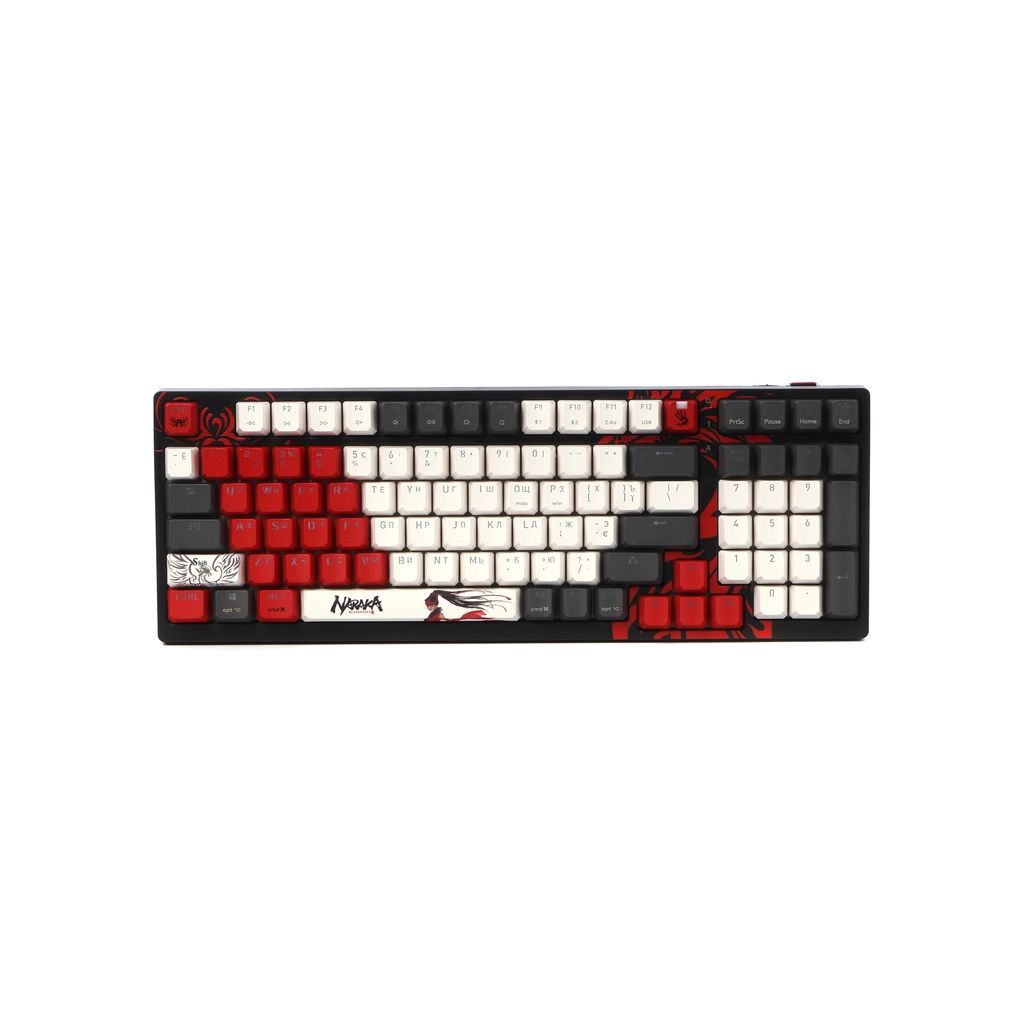 Клавіатура A4Tech Bloody WS98 Wireless/Bluetooth/USB Naraka (4711421001106)